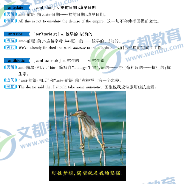 2016考研英语:GRE词汇速记指南(2) 南京文都