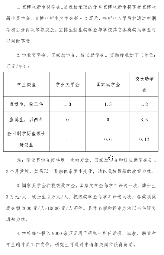 厦门大学2018推免研究生招生简章