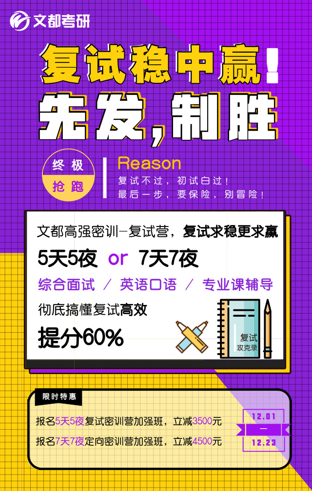 2019研究生复试考什么系列